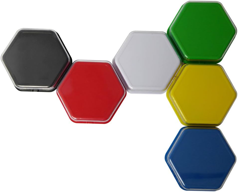 Talking Products, Talking Tiles Voice Recorders, Communication Sound Buttons. Pack of 6 Colors, 80 Seconds Recording. Educational Classroom Resources, Game Show Answer Buzzers.