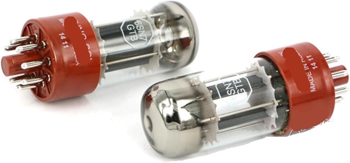 6SN7 Tube Replaces 6N8P/6H8C/CV181 Vacuum Tube Precision Matching for Amplifier(2 pcs)