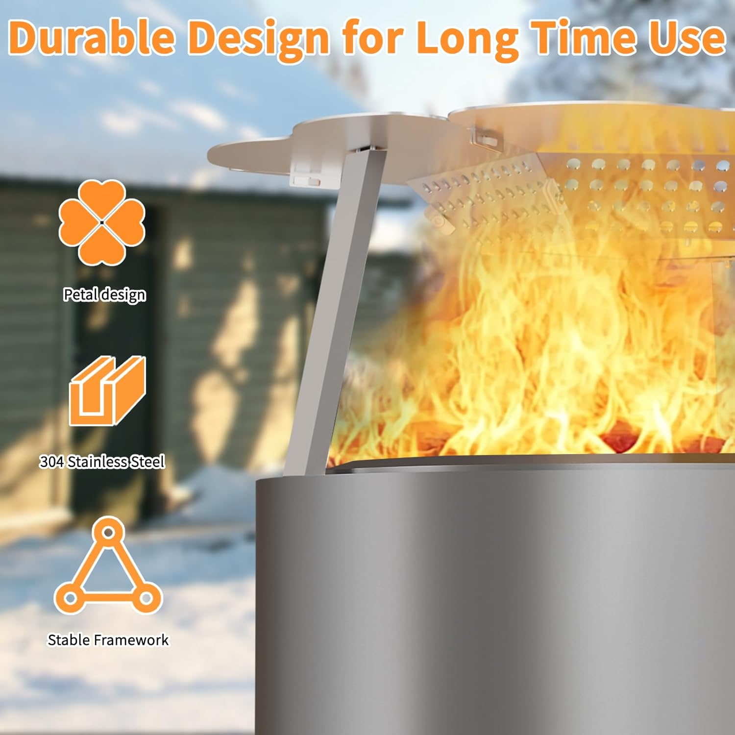 Upgraded Heat Deflector for Solo Stove Yukon 27