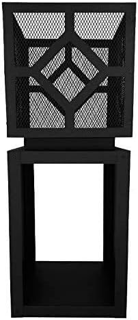 Outdoor Fire Pit BBQ Grill Bonfire Pit Upright Fire Pits Outdoor Large Bonfire Wood Burning Patio Outdoor Party Play Camping in The Wild Fire Iron