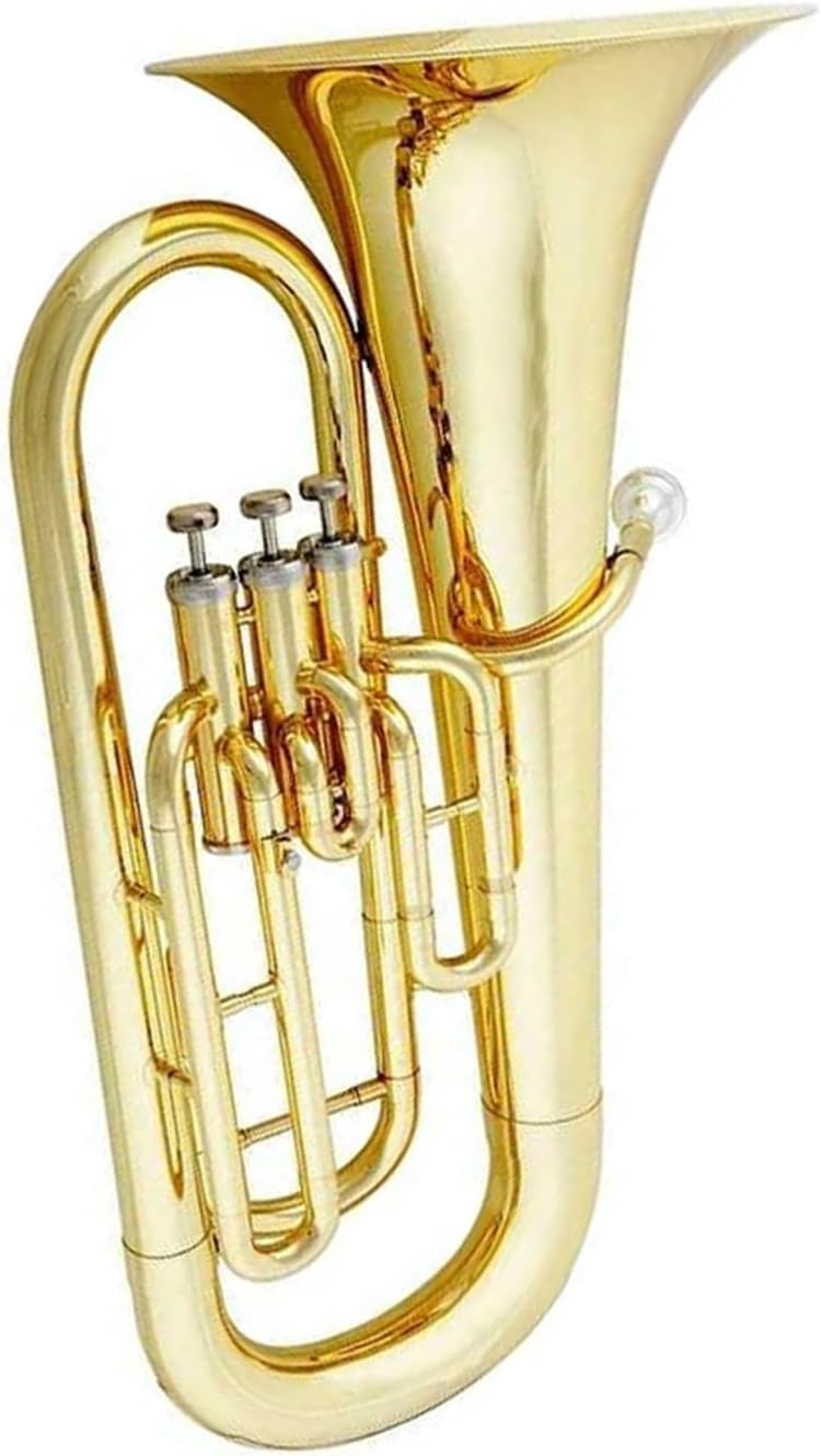 B Flat Major Three Key Euphonium Gold Plated Finish Suitable For Beginners Euphonium All-brass Instrument