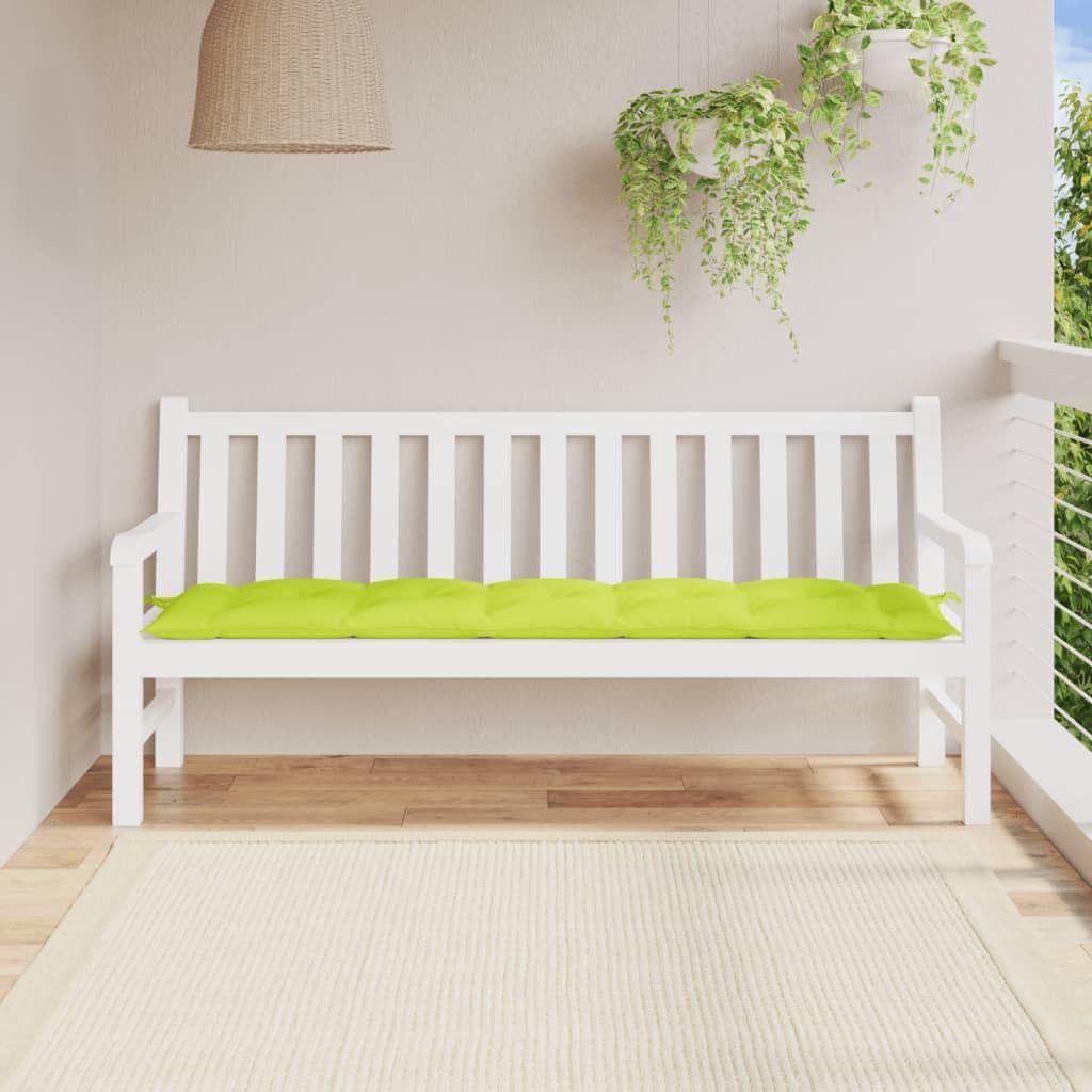 Garden Bench Cushion Bright Green 70.9