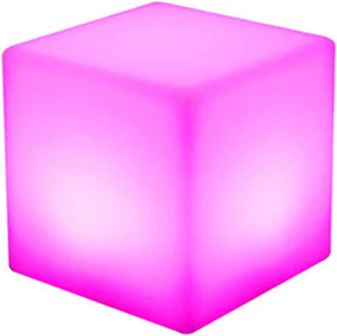 16 inch LED Cube Colour Changing Cube Seat Waterproof LED Cube Chair Light Rechargeable LED Cubes 16 RGB with Remote Control Ideal Home Outdoor Patio Pool Party Ambient Decorative Lighting Bar Cafe