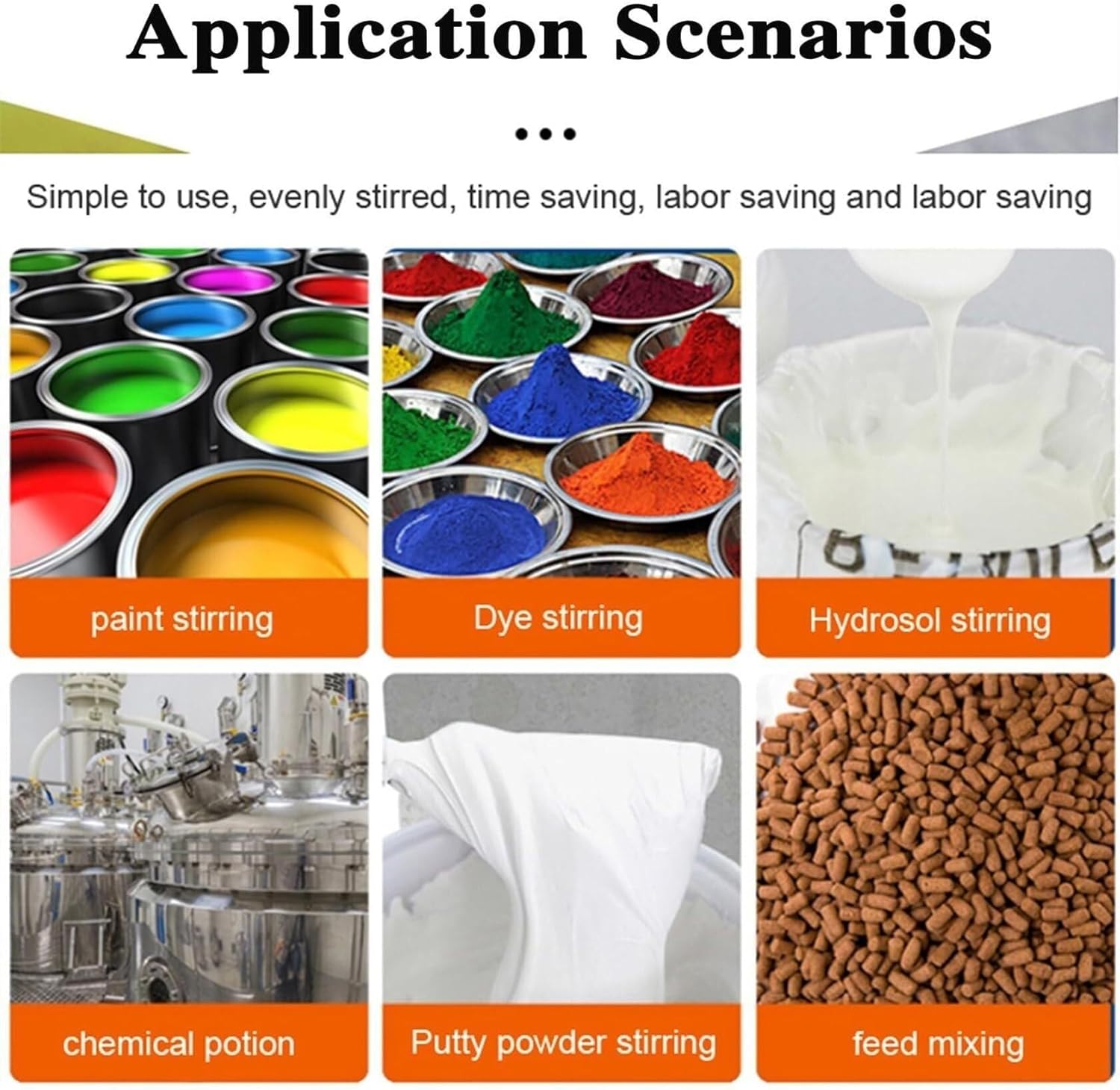 1/2hp Stainless Steel Automatic Paint Stirring Machine, 55 Gallon Pneumatic Agitator, Paint Mixer For Drill, No-Load Rpm: 0-2800rpm, For Ink Dissolver Agitator