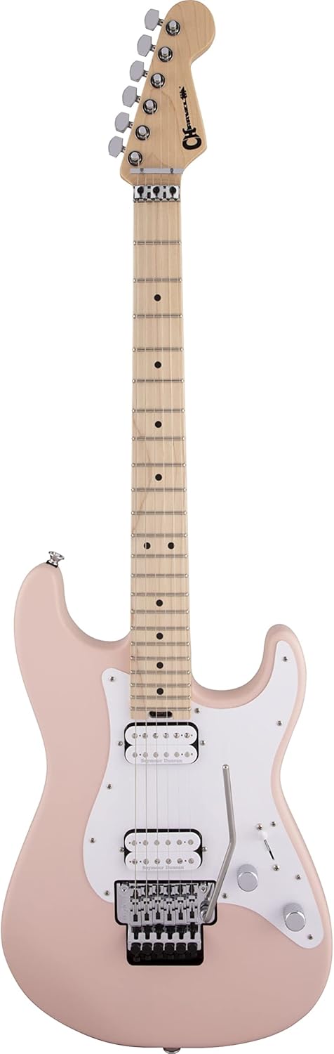 Pro-Mod So-Cal Style 1 HH FR M Electric Guitar (Satin Shell Pink, Chrome Hardware)