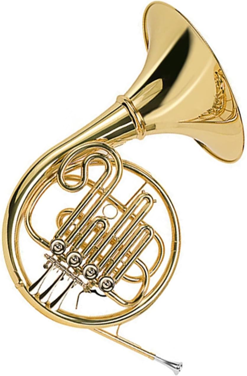 4 Key French Horn Professional French Horn B Flat Four Key Single Row Wind Instrument