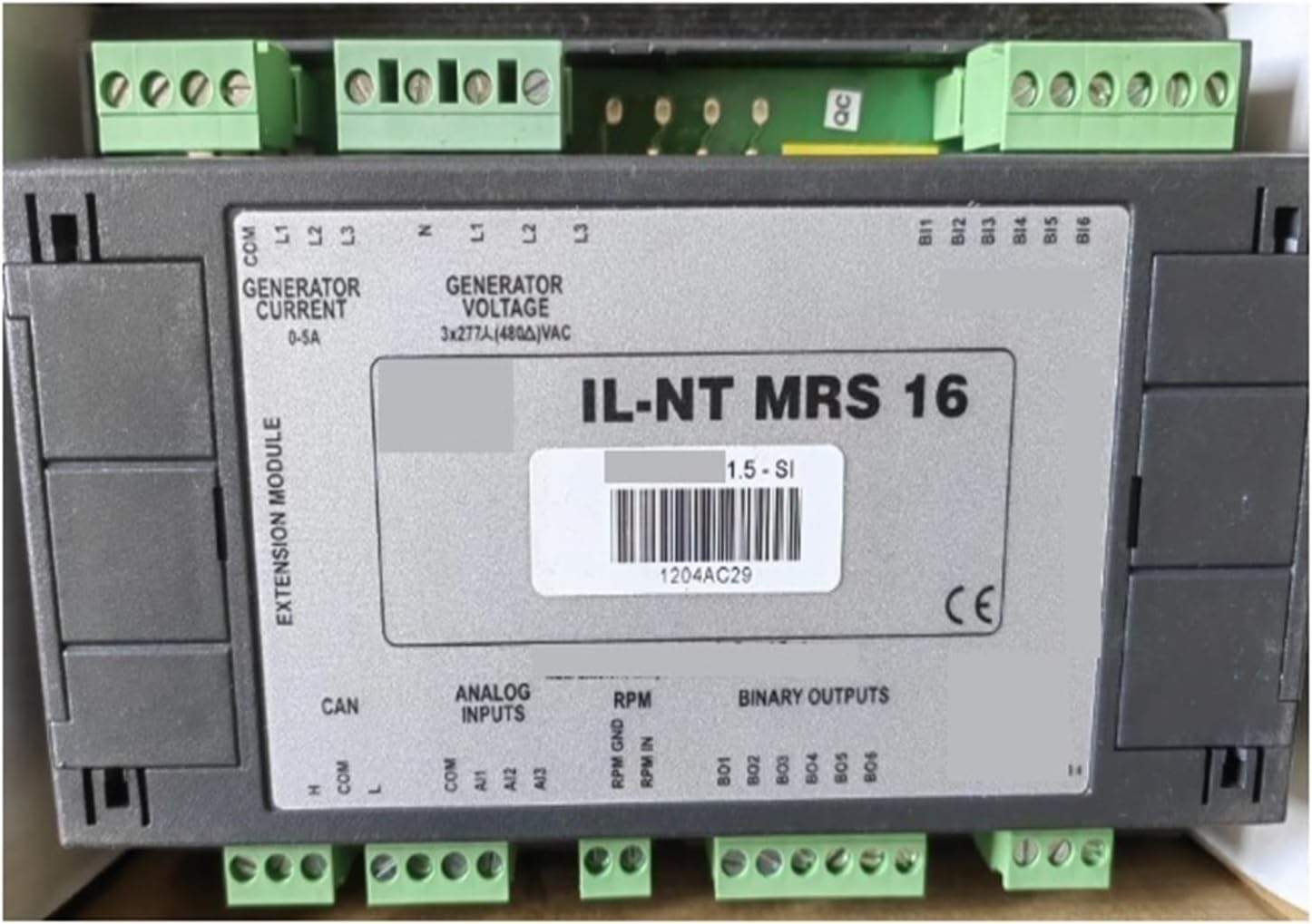 Generator Set Controller IL-NT MRS16 Generator Controller Module