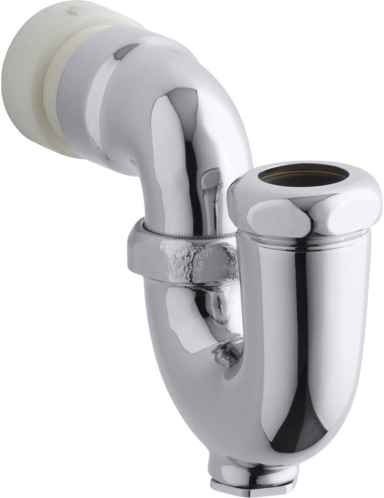 Kohler K-8995-CP Adjustable P-Trap with Outlet Tapped for I.P., 1-1/4