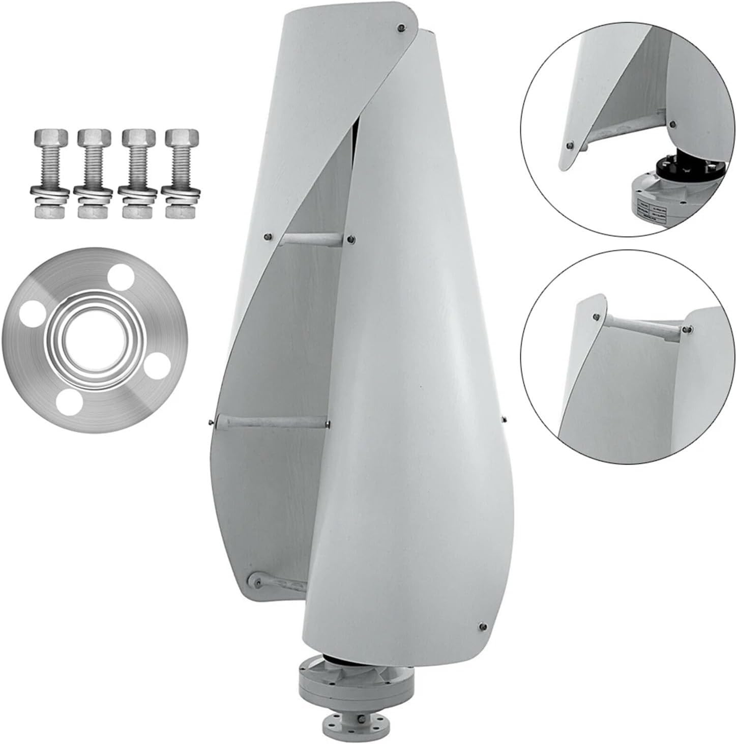 Wind Turbine Generator Kit, Magnetic Levitation Axis Vertical Wind Turbine nerator with Controller 12V for Hybrid Solar Wind System