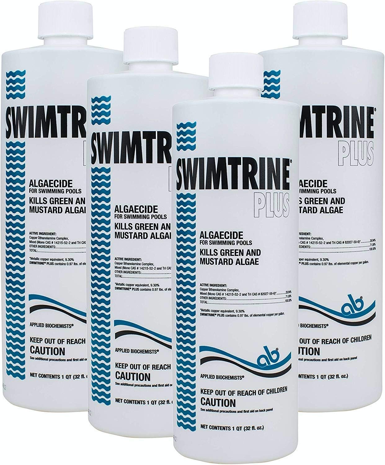 Applied Biochemists 406103A-04 Silvertrine Plus Algaecide, 4-Pack