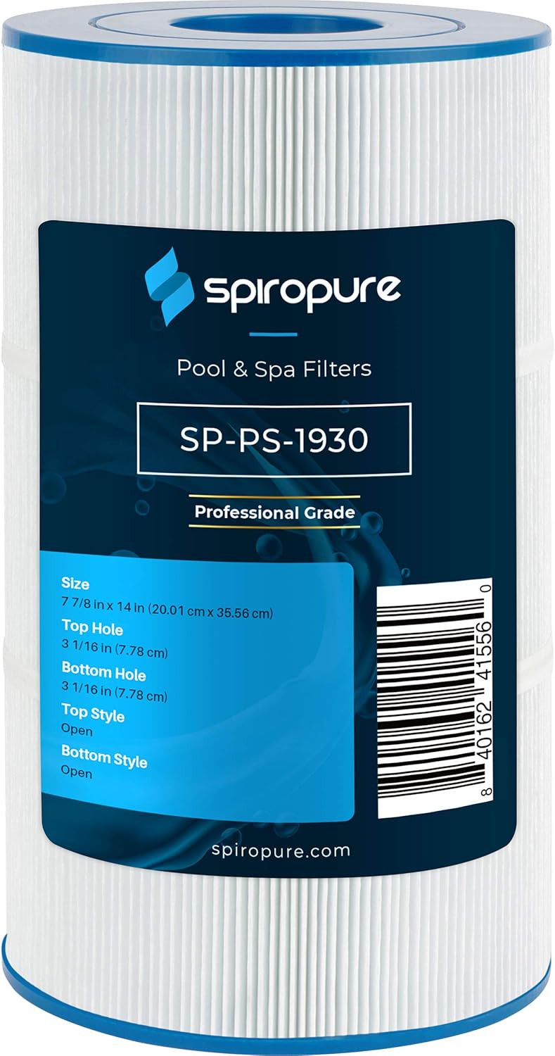SpiroPure Replacement for Unicel C-7660 Pleatco PFAB60 Pentair 17-4983 Filbur FC-1930 Hot Tub Spa Pool Filter Replacement Cartridge
