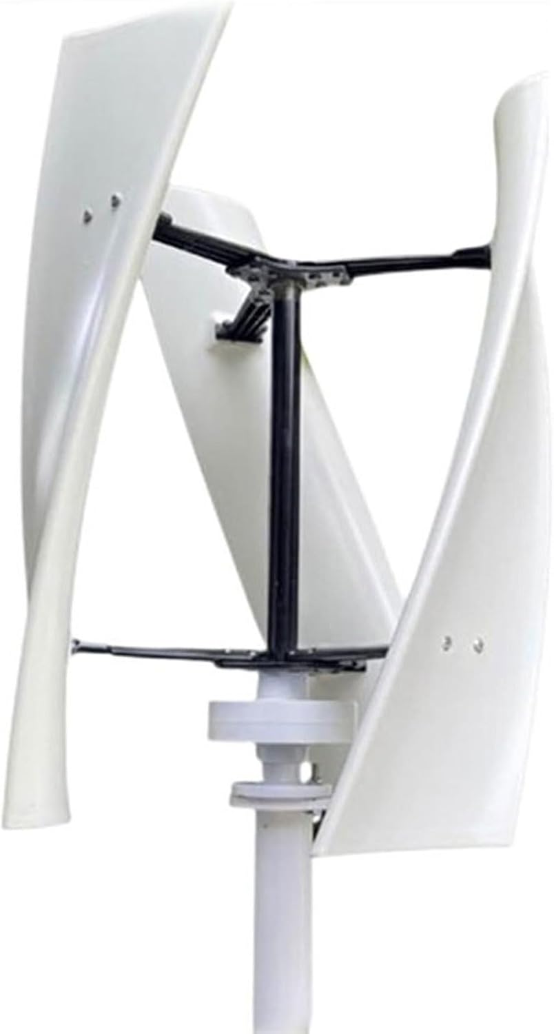 2000W 12V/24V/48V/220V Wind Turbine,with MPPT Controller 3 Blades Vertical Axis Wind Turbine Generator, Three-Phase Permanent Magnet Alternator (48, Volts)