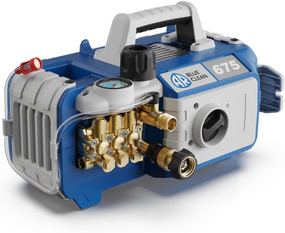 AR Blue Clean, Pro AR675 Electric Pressure Washer, Pressure 2000 PSI, Flow 1.7 GPM, Volts 120 Model# AR675