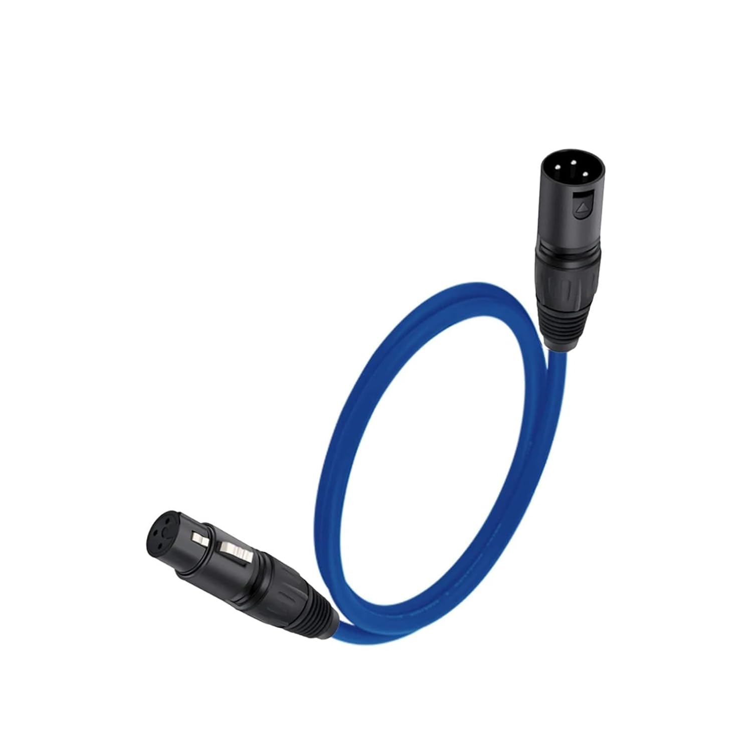 Color XLR Cable 3Pin Male to Female Audio Signal Line Copper Dual for Mic Mixer Amplifier Stage Light Customization(KB1014-B-Blue,10m)