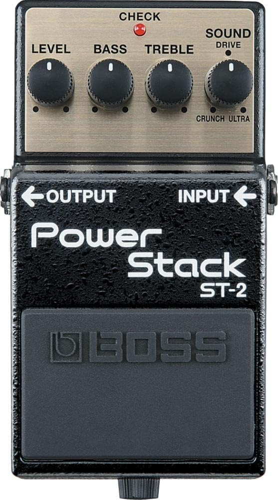 BOSS ST-2 Power Stack Guitar Pedal (ST-2), Black