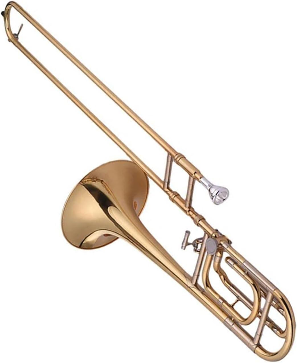 Adult Trombone Instrument Alto Slide Trombone In Bb With F Accessories Include Mouthpiece Carrying Bag And Gloves