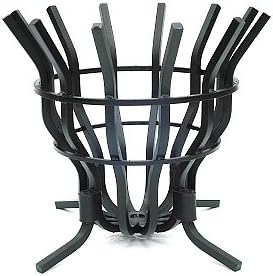 Grate Wall of Fire Short Firepit. Throws serious Heat! Black