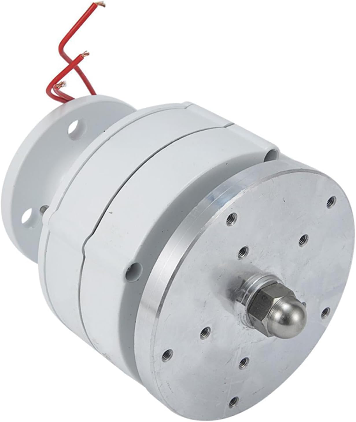 Dual Blades Wind Turbine Generator Kit Vertical with Controller, 12V 24V 300W Wind Generator for Home Use, Three-Phase AC Permanent Magnet Generator,Yellow-12V