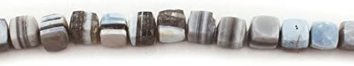 13 inch Natural Beads Strand of 10-12mm Faceted Cube Boulder Opal Gemstone briolletes Beads for DIY Jewelry - Necklace, Bracelet, Earring, Ring.