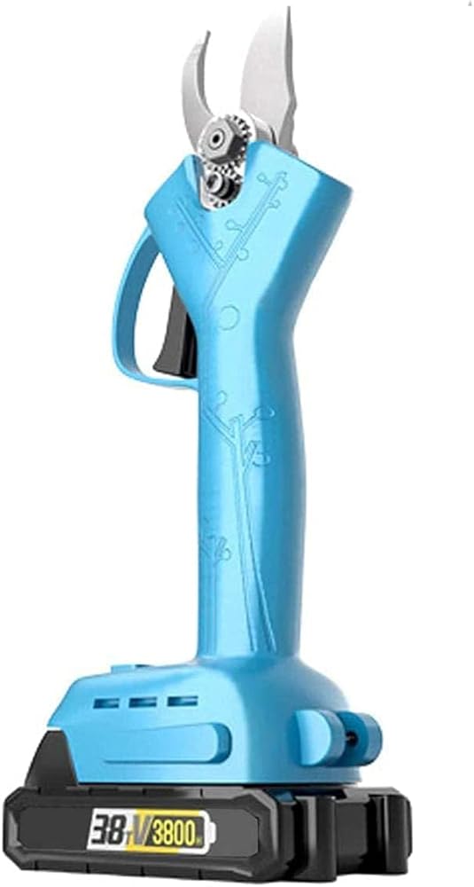 Cordless Electric Pruning Shears, Portable Tree Branch Pruner Cutter 1.37In Cutting Diameter 21V Hedge Tree Pruner Small