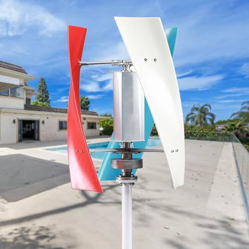 10000W Wind Turbine Generator Kit, 12V/24V/48V 3-Blade with Controller, Low Start Wind Speed, Ideal for Home, Farm, RVs, Boats, Renewable Energy Solution