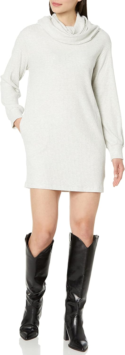 Velvet by Graham & Spencer Women's Winnie Cowl Neck Sweater Midi Dress