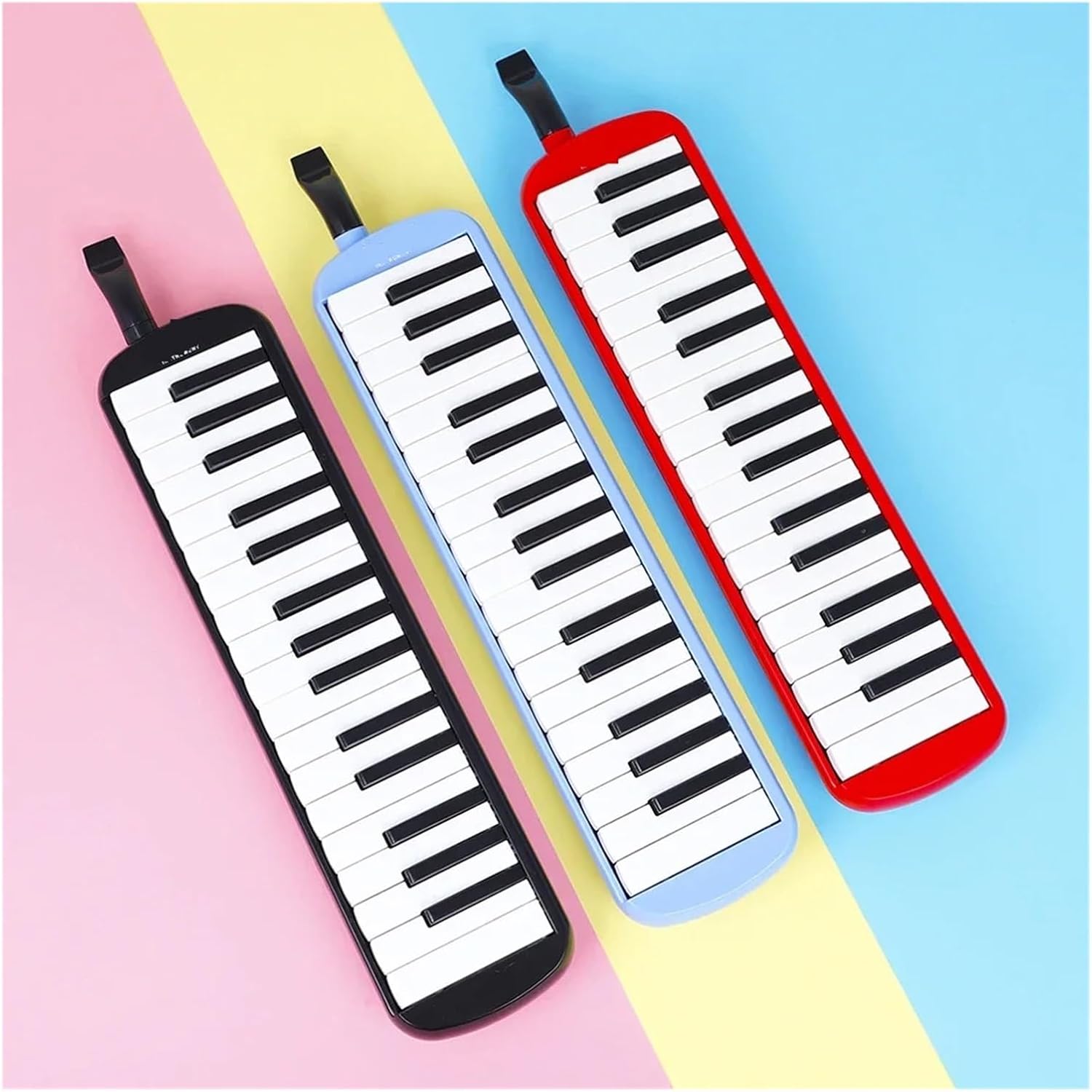 Melodica 32 Keys Melodica Piano Keyboard Style Musical Instrument Harmonica Mouth Organ With Carrying Bag Mouthpiece(Green)