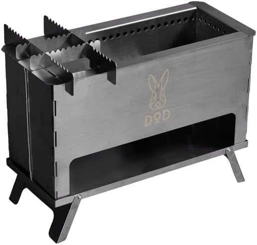 DOD Pera Moe Portable Fire Pit - Wood Burning for Camping, Backyard, Patio, Picnic