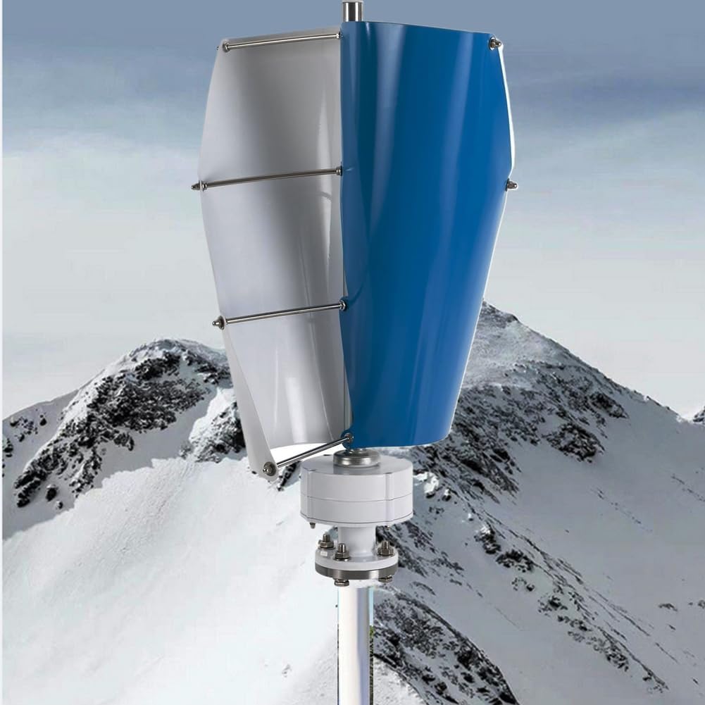 CAJUCA 8000W Permanent Magnet Generator Turbines Generator,Wind Turbine Wind Power Generator 12V 24V 48V Horizontal Axis Windmill