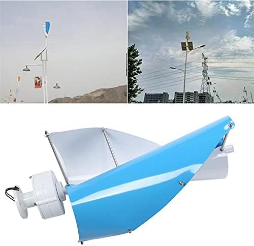 Wind Generator Spiral Vertical-Shaft Medium Voltage 200W Wind Turbine Generator Windmill Fit