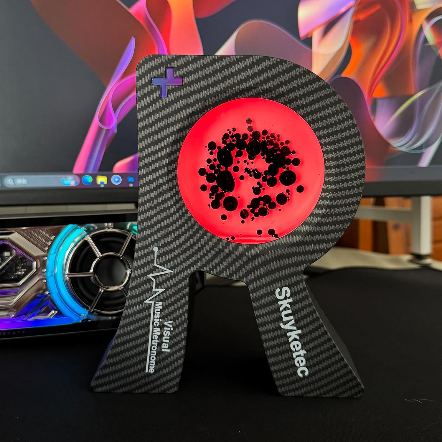 Ferrofluid Beat Visualizer (Imitation Carbon Fiber) This Product Does not Produce Sound