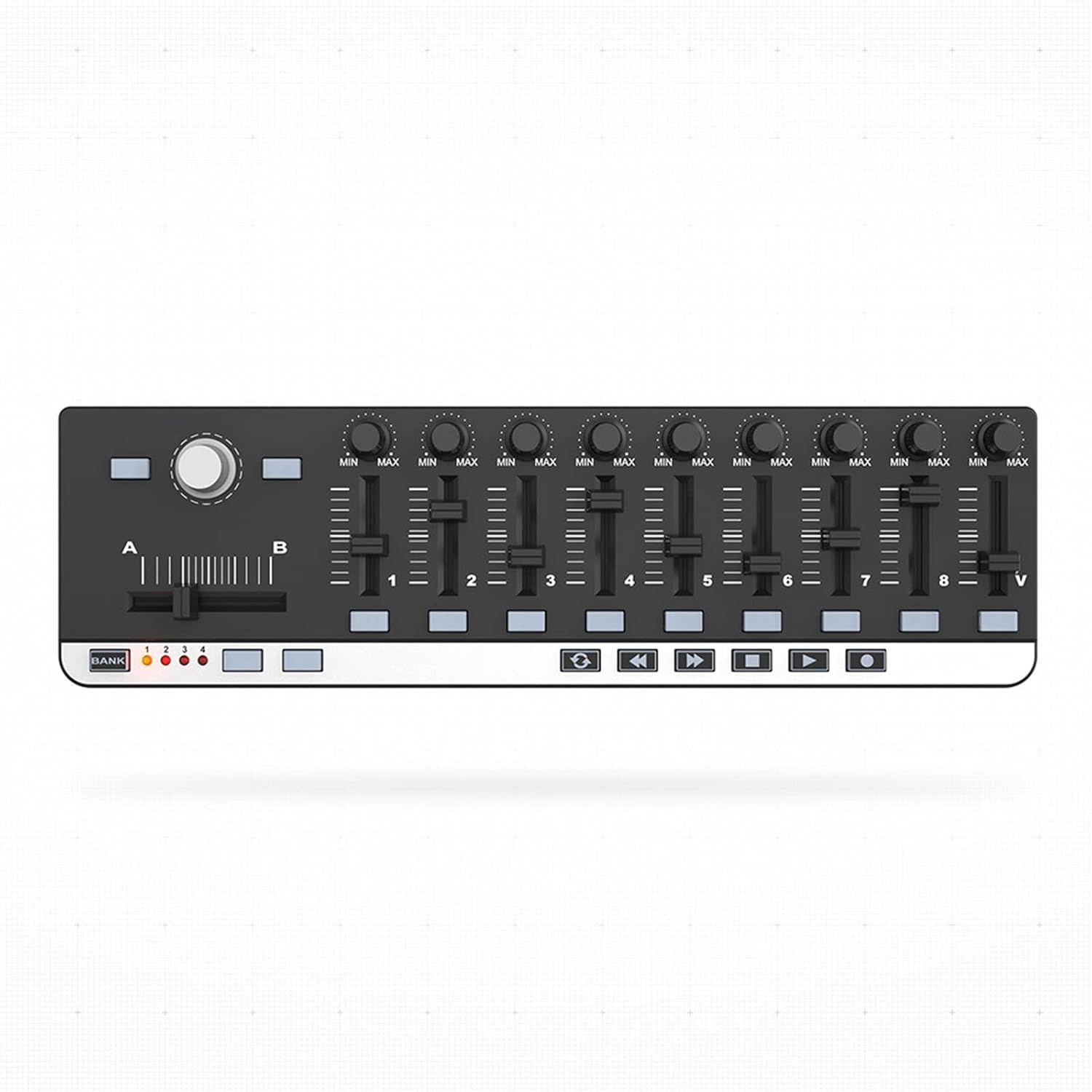 Keyboard Piano 9 MIDI Keyboard Portable Mini USB 9 Slim-Line Control Professional MIDI Controller