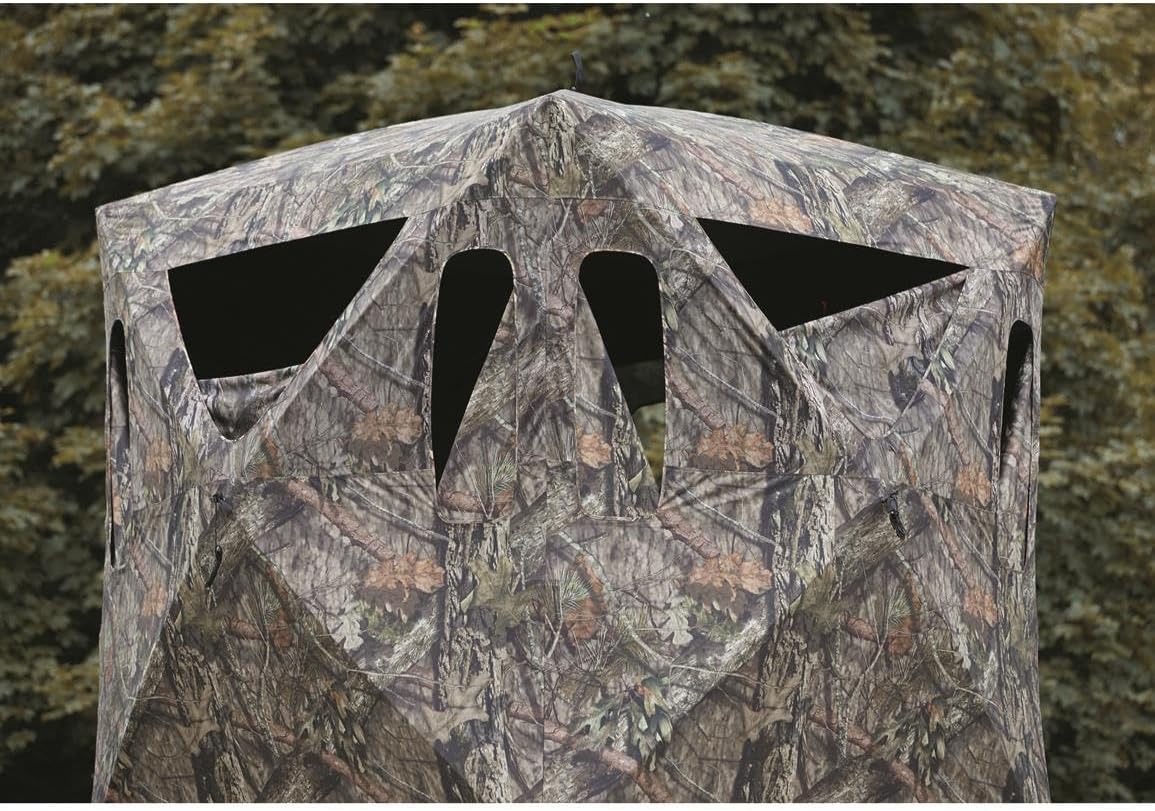 Guide Gear 6' Tripod Hunting Tower Blind, 2-3 Man Stand Elevated, Hunting Gear Equipment Accessories, 6X 6'