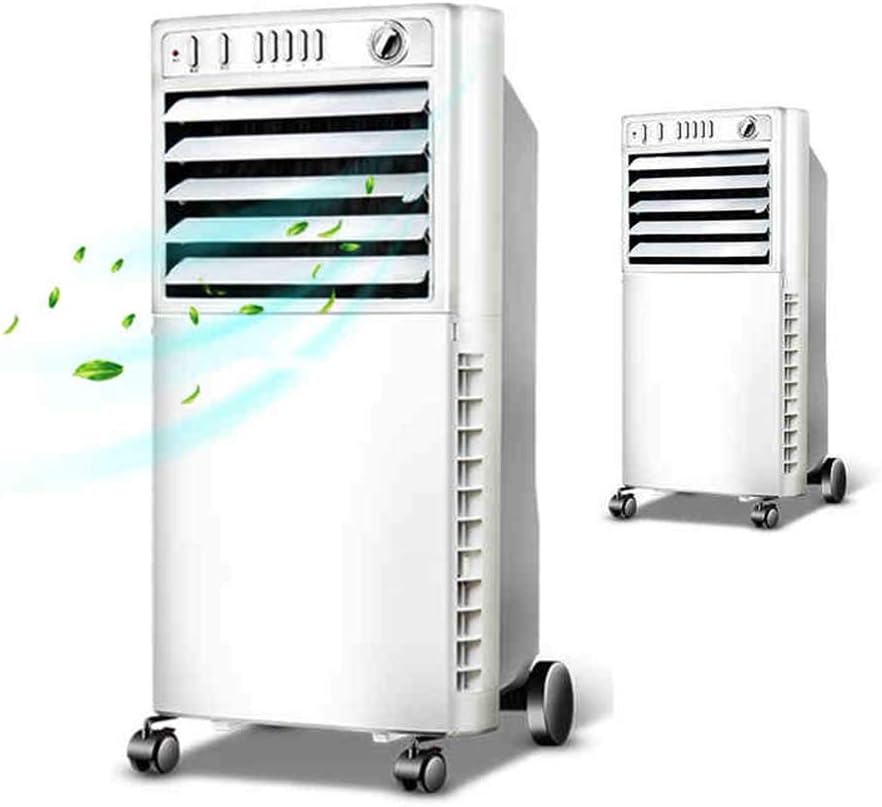 Cooling Fans Portable Air Conditioner Fan, 80° Oscillation,4 speeds, 2H Timing Evaporative Air Cooler Cooling Fan with for Home, Office, 65W 3 Speed Setting