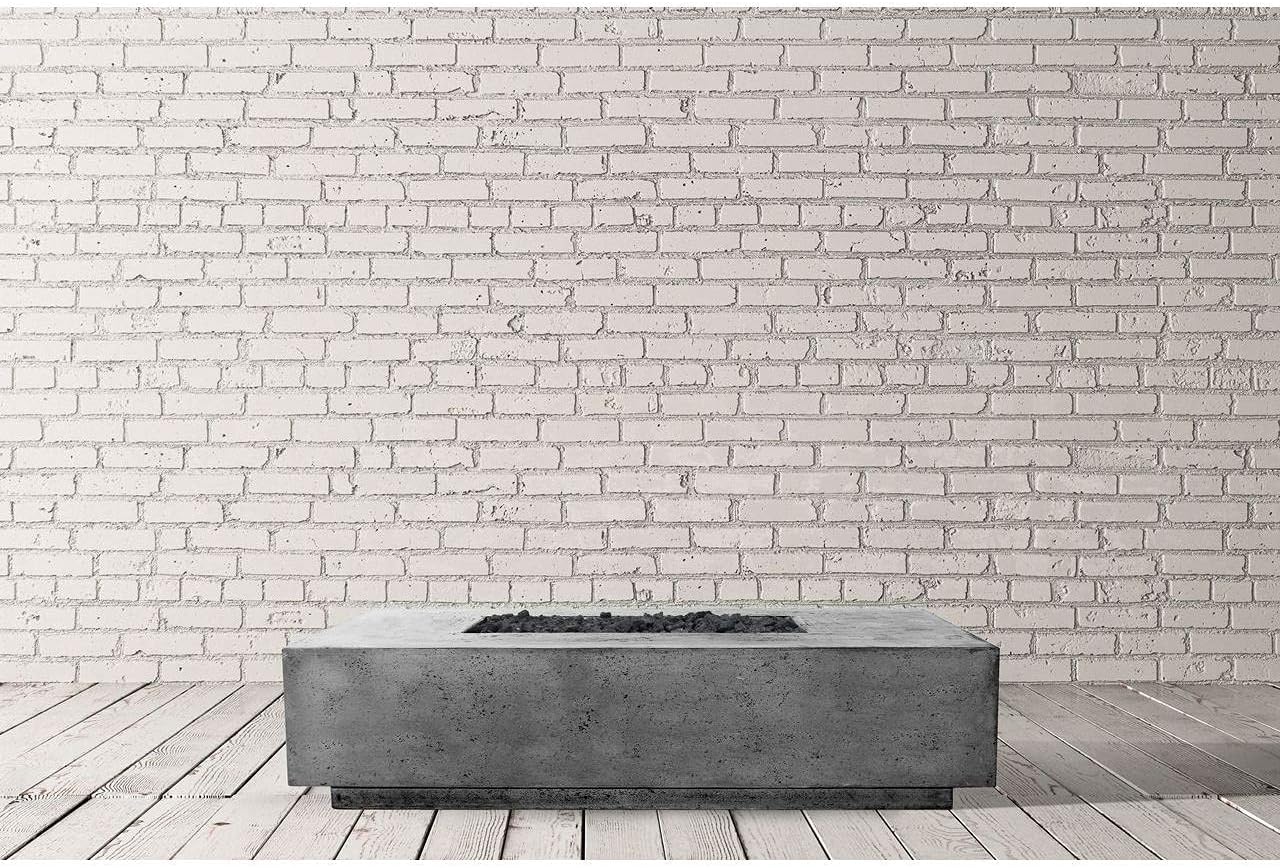 Prism Hardscapes Tavola 8 Fire Table in Cafe - LP