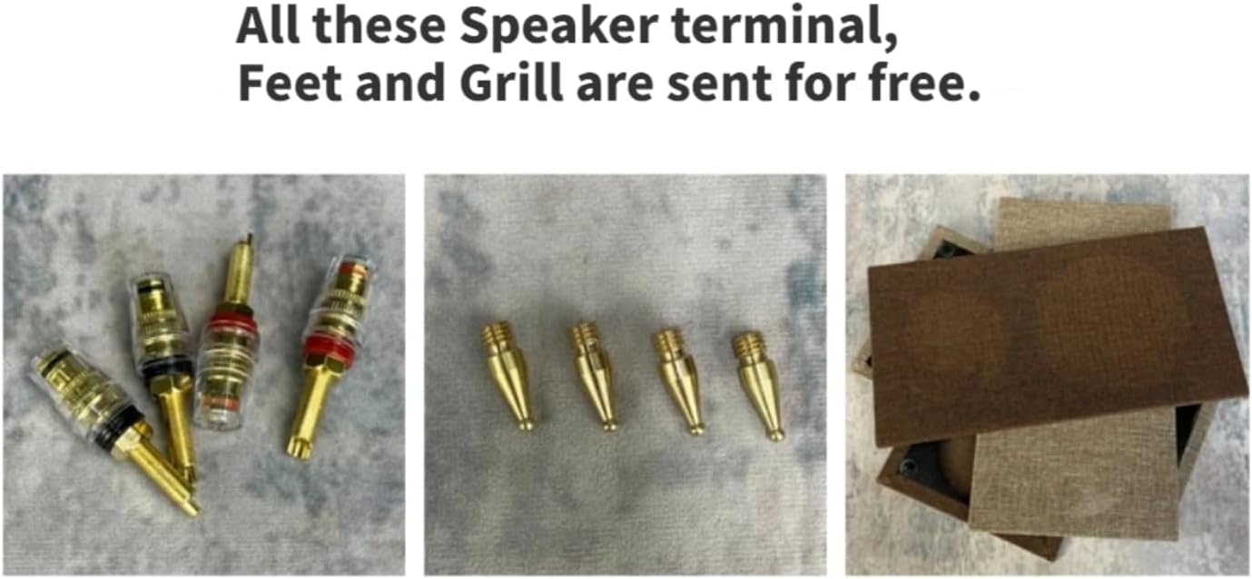 Generic Craftsmen Customized One Pair 15 Inch Full-Range Birch Plywood Empty Speaker Cabinet Box Copy Tannoy Canterbury GR Louderspeaker HiFi DIY (Red)