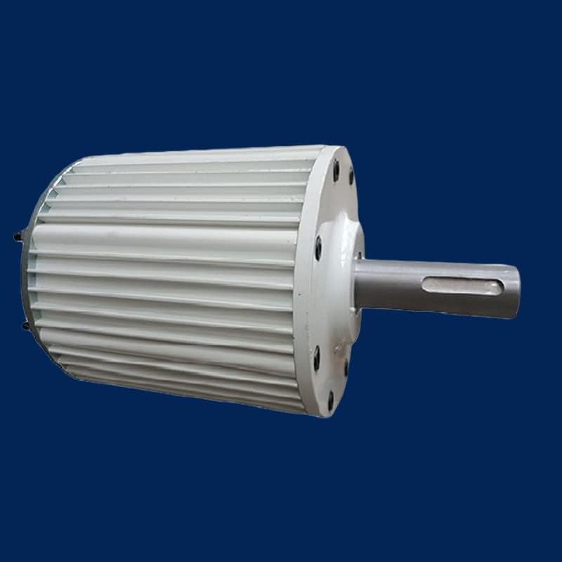 Wind Power Turbine Generator 10KW 20KW 30KW Generator AC Alternators 48V 96 Gearless Permanent Magnet Low RPM for Wind and Horizontal Wind Turbine (Size : with Base, Color : 48V_30000W)