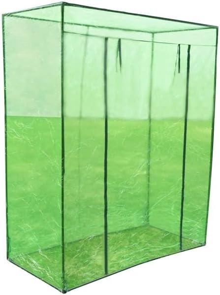 Outdoor Garden Greenhouse with Cover, Steel Frame Gardening Green House for Herb Vegetables Flowers 5' 7