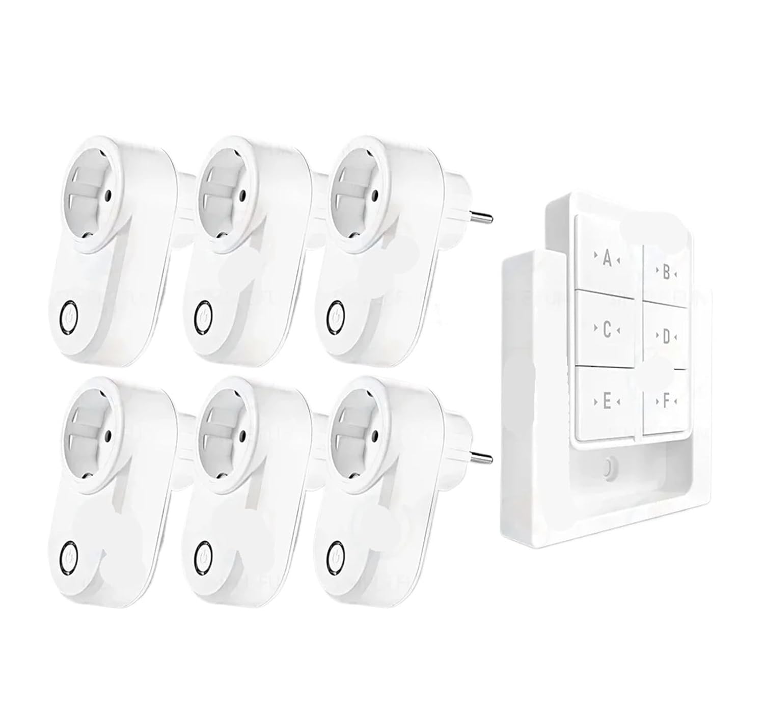 Remote Control 15A 220V, Magnetic Panel Switch Power Supply(6socket 1remote)