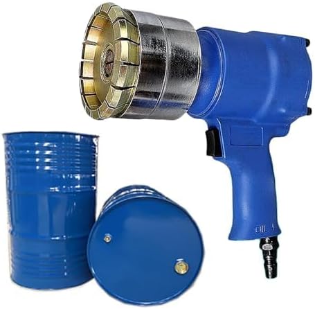 Pneumatic Drum Crimper Sealer for 200L Barrels,55 Gallon Manual Oil Drum Sealing Tool w/Pressure Cap (75MM)