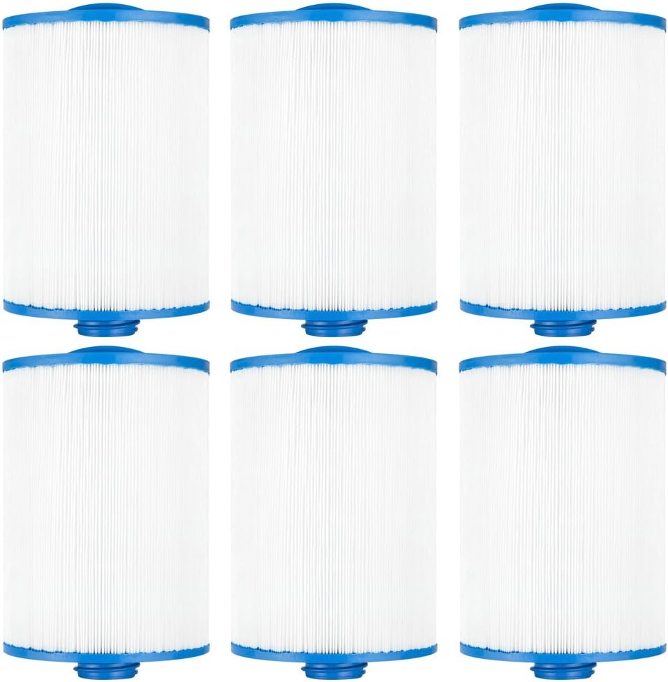 Clear Choice Pool Spa Filter 6.00 Dia x 8.25 in Cartridge Replacement for Waterway Aladdin 14510 Baleen AK-9019, [6-Pack]