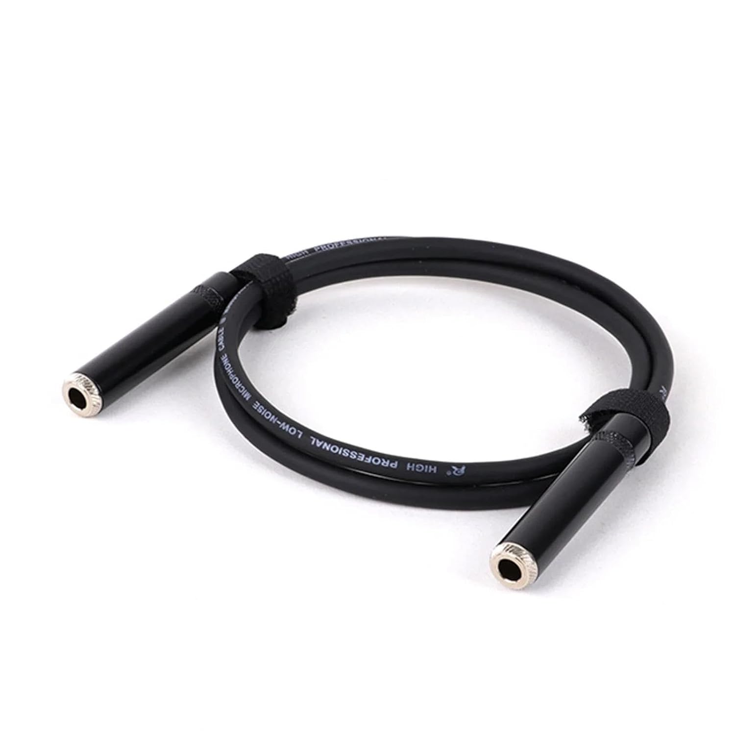 Guitar Audio Cable 1/4 Female to 1/4 Female Coupler,6.35mm Adapter Connector Extend 6.5 Stereo Cable Cord for Guitar Speaker Amplifier(Black,15m)