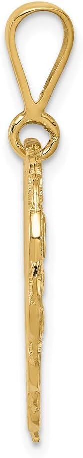 Jewels By Lux 14K Yellow Gold 50th Anniversary Charm