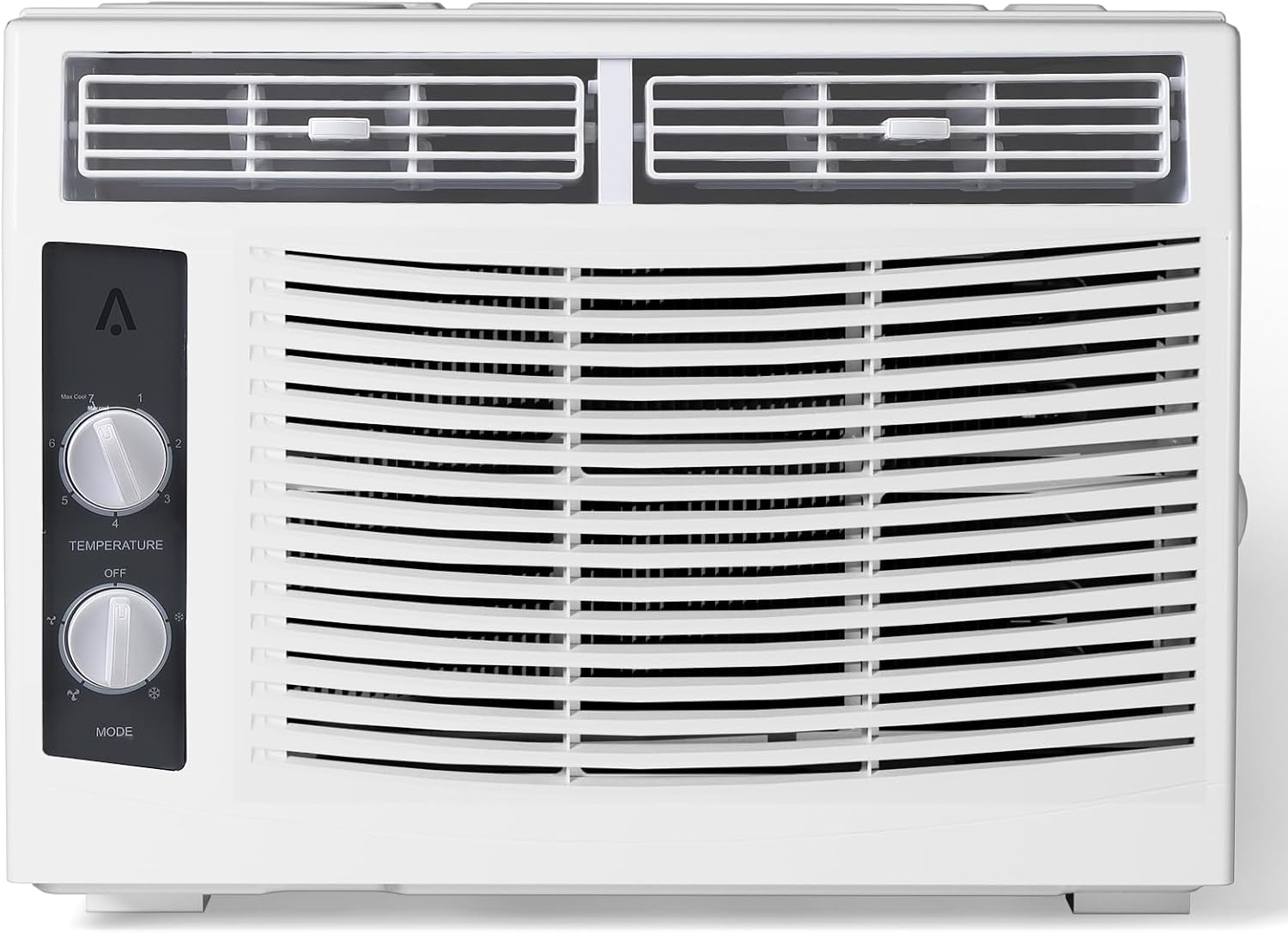 5000 BTUs Window Air Conditioner, Smart Window Air Conditioner Unit Cooling for 150 Sq.Ft, Mechanical Control Panel, Quiet 50dB, Includes Window Kit, 115V/60Hz, White