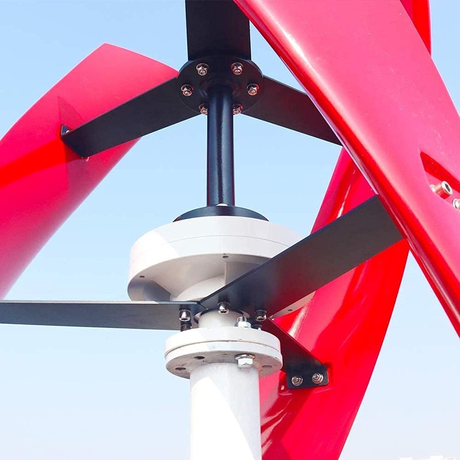 Wind Turbine Generator,Vertical Axis Wind Turbine,12000W Vertical Wind Turbine Magnetic Levitation Upright Wind Generator for Home