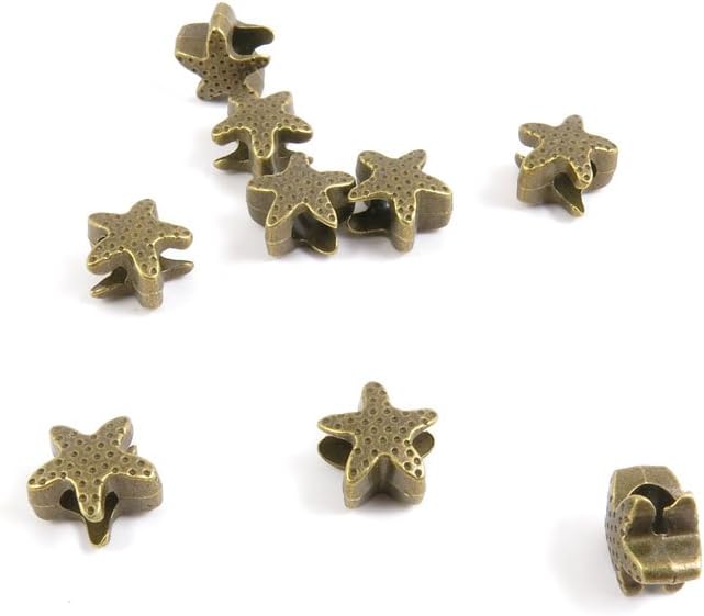 770 Pieces Jewelry Making Charms Findings Antique Bronze Brass Fashion Jewellery Wholesale Supplies Pendant Lots Bulk Supply P6DA5 Sea Star Starfish Loose Beads
