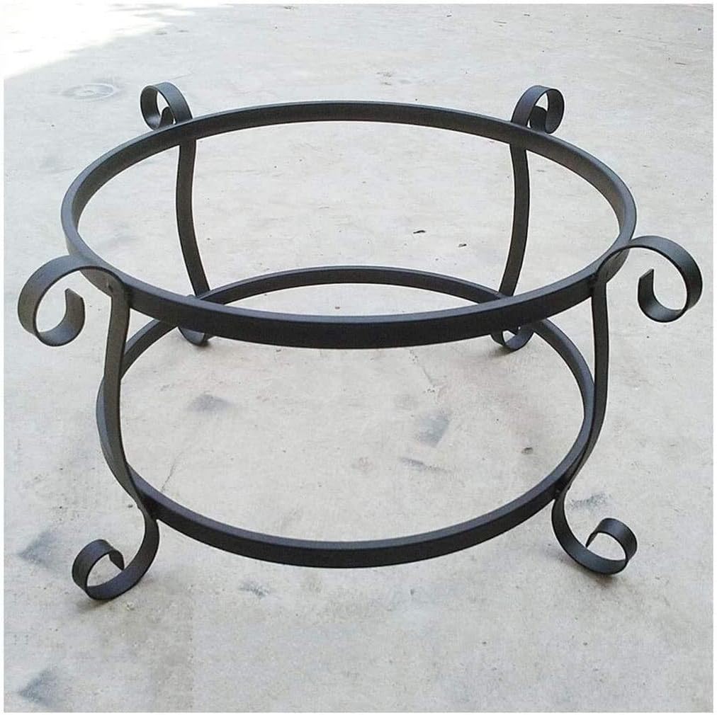 Fire Pits Outdoor Wood Burning Fire Pits 56Cm Diamete Fire Pit - Outdoor Fire Large Bonfire Wood Burning Patio Coal Grill Firepit for Outside Grill with Cover BBQ Cooking for Outside Camping