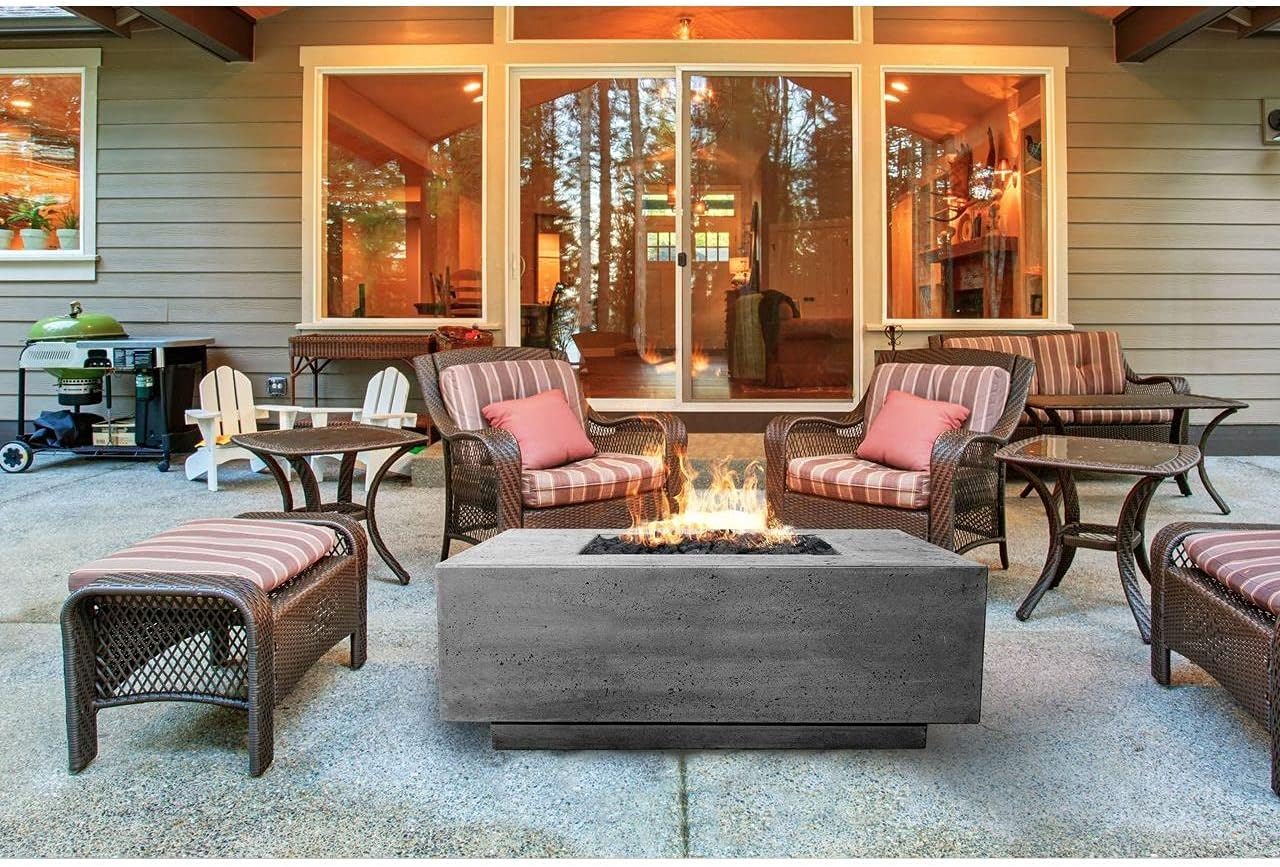 Prism Hardscapes Tavola 3 Fire Table in Natural - LP