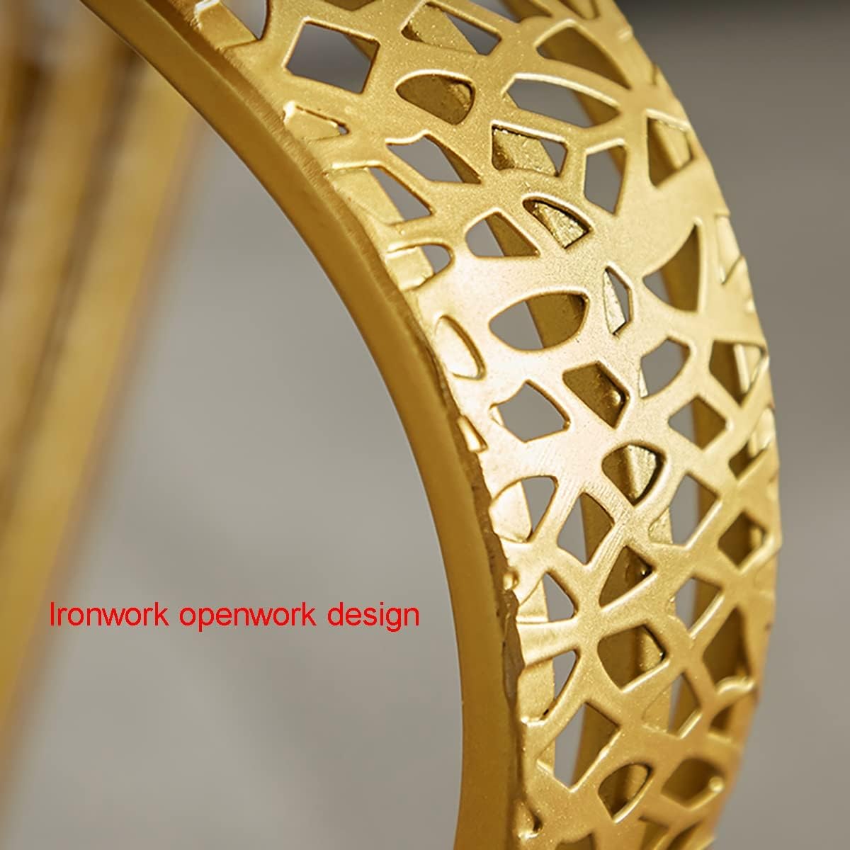 Indoor Charcoal fire Pit Charcoal Stove Home Stove Heating Outdoor Barbecue Grill smokeless Charcoal Stove,for Indoor, Living Room and Outdoor use (Color : Gold, Size : 62x45cm)