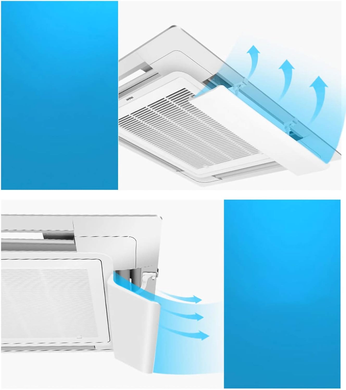 Air conditioner windshield Wall-mounted Air Conditioner Wind Deflector, Household Air Conditioner Wind Direction Deflector, Anti-straight Wind Deflector, Adjustable Wind Deflector
